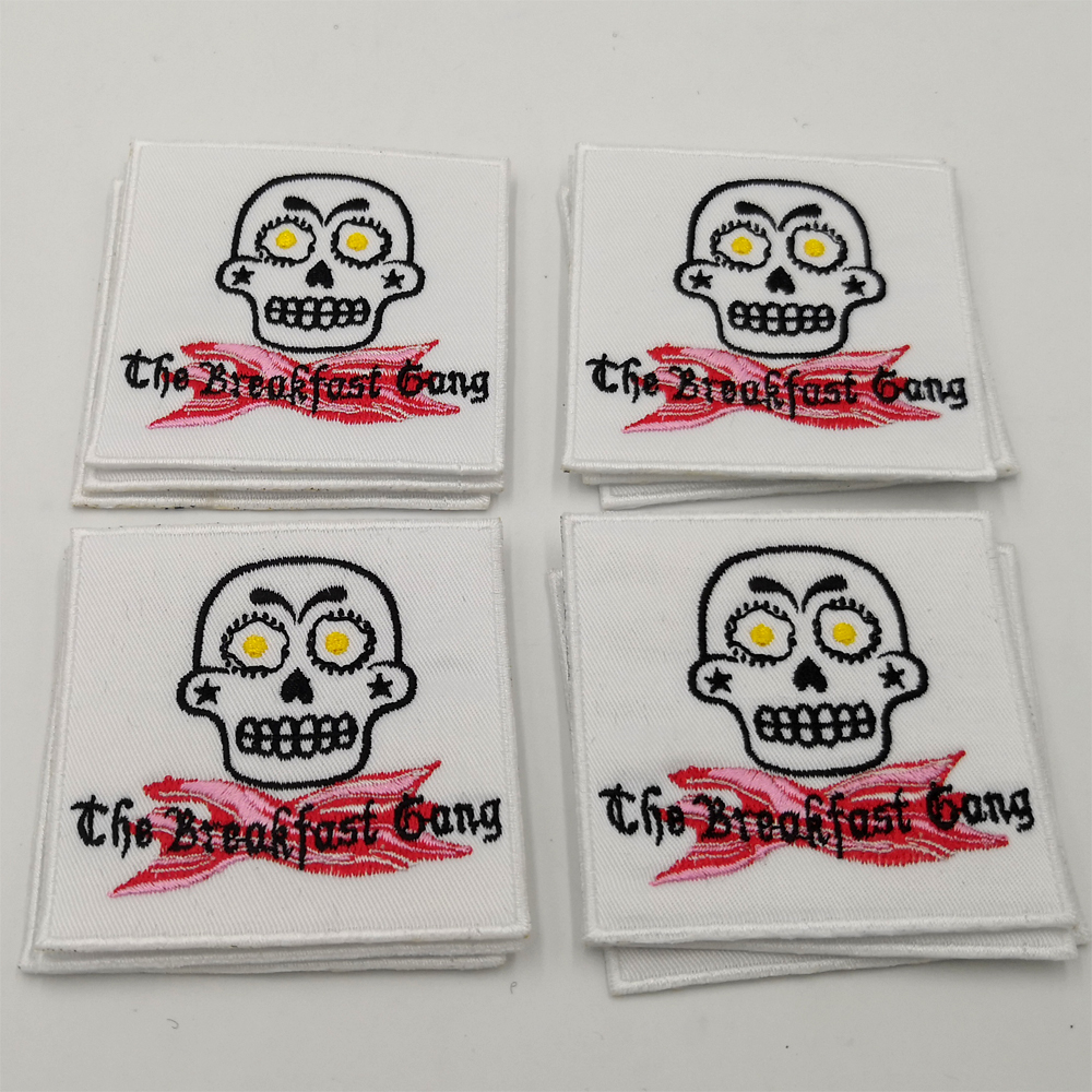 Custom Embroidered Patches - Personalized Iron-On Sew-On Hook LOGO Patch for Clothing Hats Bags Caps Club 4pcs to start custom - Image 5