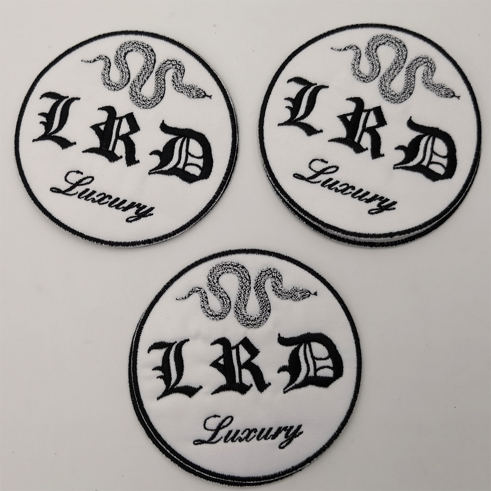 Custom Embroidered Patches - Personalized Iron-On Sew-On Hook LOGO Patch for Clothing Hats Bags Caps Club 4pcs to start custom - Image 3